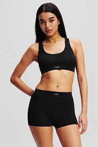 Biustonosz sportowy Karl Lagerfeld  czarny A1W47060