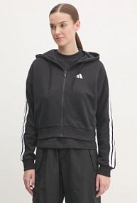 Bluza rozpinana Adidas  czarna damska JE0052