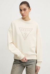 Bluza przez głowę Guess Originals beżowa W5RQ14.K68I1