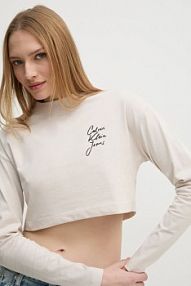 Longsleeve Calvin Klein Jeans  beżowy damski J20J224991
