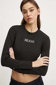 Longsleeve HUGO Blue  czarny damski 50537288
