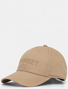 Czapka z daszkiem Twinset  beżowa damska 251TA4280