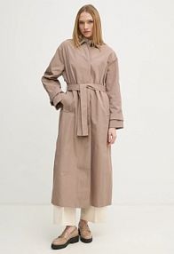 Płaszcz Calvin Klein Jeans  beżowy damski J20J224713