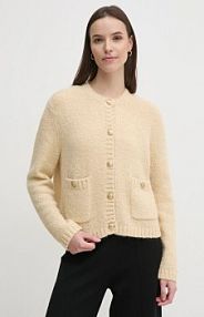 Kardigan Tommy Hilfiger  beżowy WW0WW44473