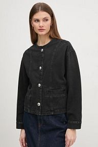 Kurtka jeansowe Pepe Jeans  czarna damska PL402524