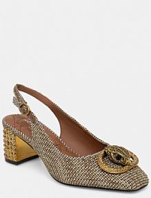 Sandały na obcasie Kurt Geiger London  beżowe 3415040609.BE