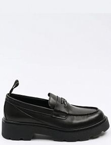 Mokasyny Karl Lagerfeld  czarne damskie KL40413.100