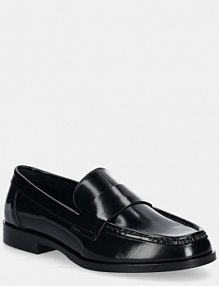 Mokasyny Calvin Klein  czarne damskie HW0HW02306