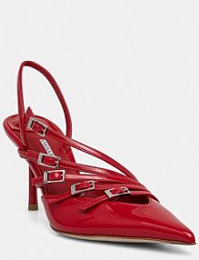 Sandały na obcasie Le Silla  czerwone 4294D080BXPXK