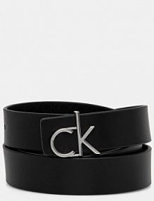 Pasek Calvin Klein  czarny damski K60K613074
