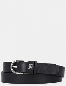 Pasek Tommy Hilfiger  czarny damski AW0AW17279