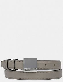 Pasek Karl Lagerfeld Jeans  szary damski A1W33125