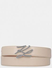 Pasek Karl Lagerfeld  beżowy damski A1W33148
