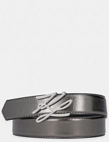 Pasek Karl Lagerfeld  szary damski A1W33148