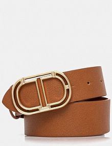 Pasek Twinset  brązowy damski 251TA4430