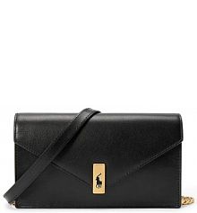 Portfel Polo Ralph Lauren  czarny damski 427961946