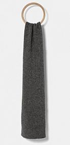 Szalik Samsoe Samsoe  szary damski F24400057