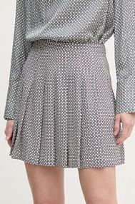 Spódnica mini Tommy Hilfiger  szara WW0WW43880