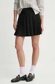 Spódnica mini Tommy Hilfiger  czarna WW0WW43880