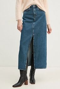 Spódnica maxi Pepe Jeans  niebieska PL901185EF2L