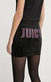 Spódnica mini Juicy Couture  czarna JCBGS125864