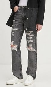 Jeansy Karl Lagerfeld Jeans  szare damskie A1W10032