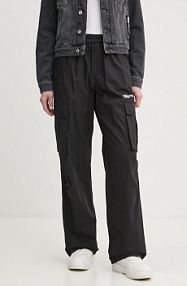 Spodnie eleganckie Karl Lagerfeld Jeans  czarne damskie A1W10062