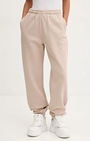 Spodnie dresowe Rotate  beżowe damskie 1134242313
