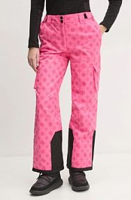 Spodnie narciarskie Guess  różowe W4PB60.WH0K0