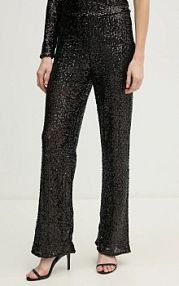 Spodnie eleganckie Pepe Jeans  czarne damskie PL211795