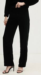 Spodnie eleganckie Pepe Jeans  czarne damskie PL211798