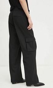 Spodnie eleganckie Guess  czarne damskie W5RB41.WGX02