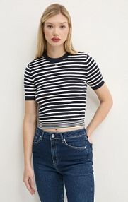 Sweter Tommy Jeans  granatowy damski DW0DW19336