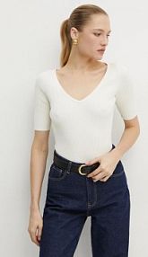 Sweter Boss Orange  beżowy damski 50534829