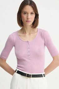 Sweter Herskind  fioletowy damski 5433825