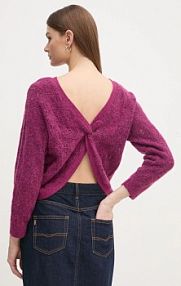 Sweter Pepe Jeans  różowy damski PL702239