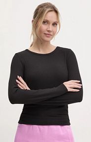 Longsleeve DKNY  czarny damski DP5T9985