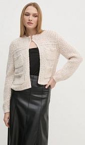 Kardigan Oui  beżowy 90614