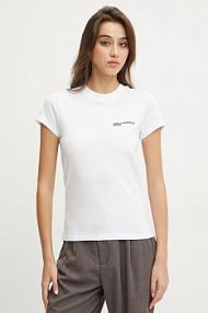 T-shirt Karl Lagerfeld Jeans  biały damski A1W17004