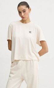 T-shirt adidas Originals  beżowy damski JC5747