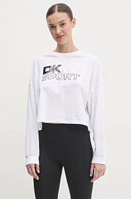 Longsleeve DKNY  biały damski DP5T1117