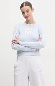 Longsleeve DKNY  niebieski damski DP5T1113