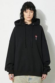 Bluza przez głowę Fiorucci  czarna M01FPSHO092CJ