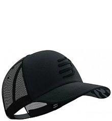 Czapka z daszkiem Compressport  czarna damska XHWU4190