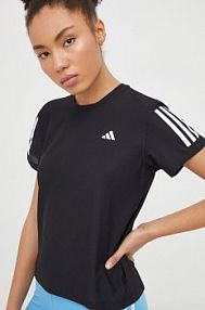 T-shirt adidas performance  czarny damski IN2961