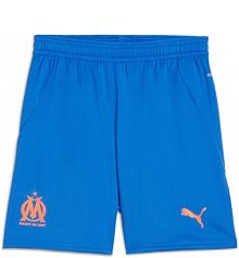 Młodzieżowe szorty olympique marsylia 24/25  racing blue fluro orange pes Puma