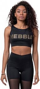Biustonosz treningowy  gold mesh mini top Nebbia