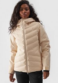 Kurtka narciarska beżowa 4F 4FWAW24TTJAF591-83S