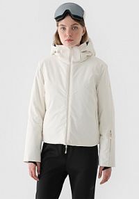 Kurtka narciarska biała 4F 4FWAW24TTJAF582-11S