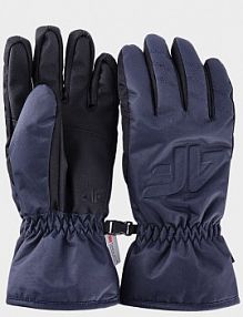 Rękawiczki narciarskie szare 4F 4FWAW24AFGLF144-22S